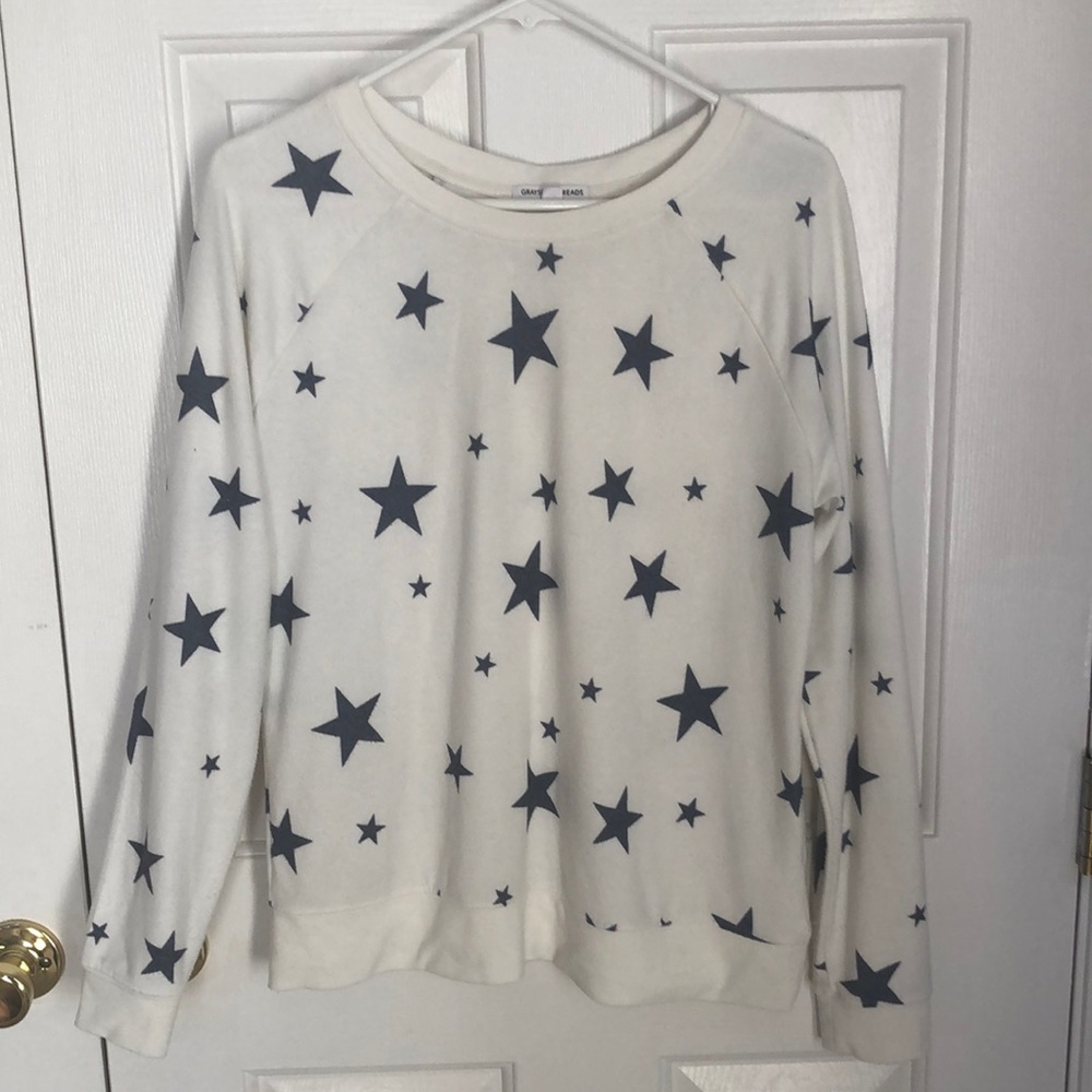 Cozy, soft star sweatshirt